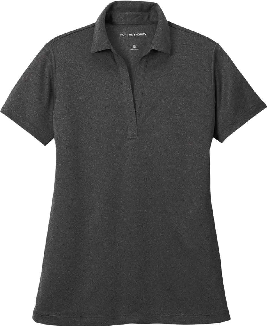 Ladies Heathered Silk Touch Performance Polo