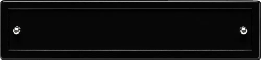 9 1/4" x 2 1/8" Nameplate with Acrylic Plate and Two Silver Posts