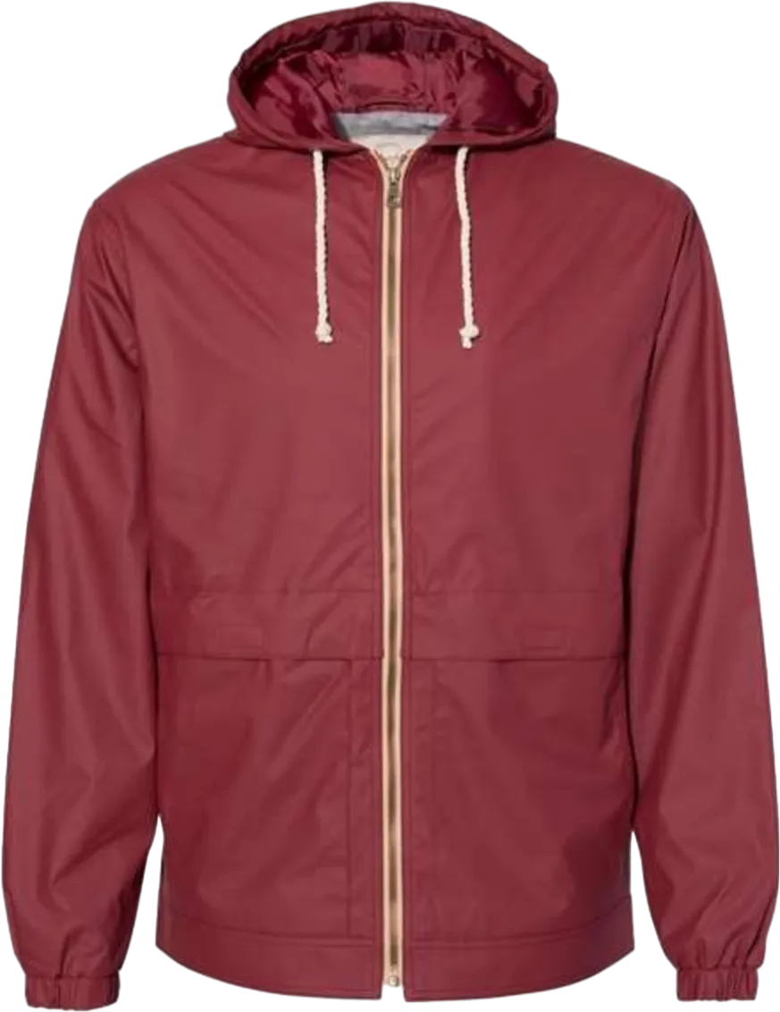 Vintage Hooded Rain Jacket