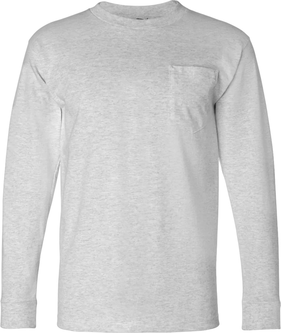 USA-Made Long Sleeve Pocket T-Shirt