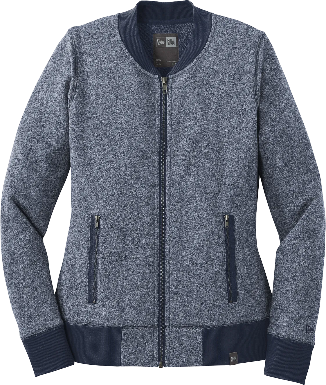 Ladies French Terry Baseball Full-Zip