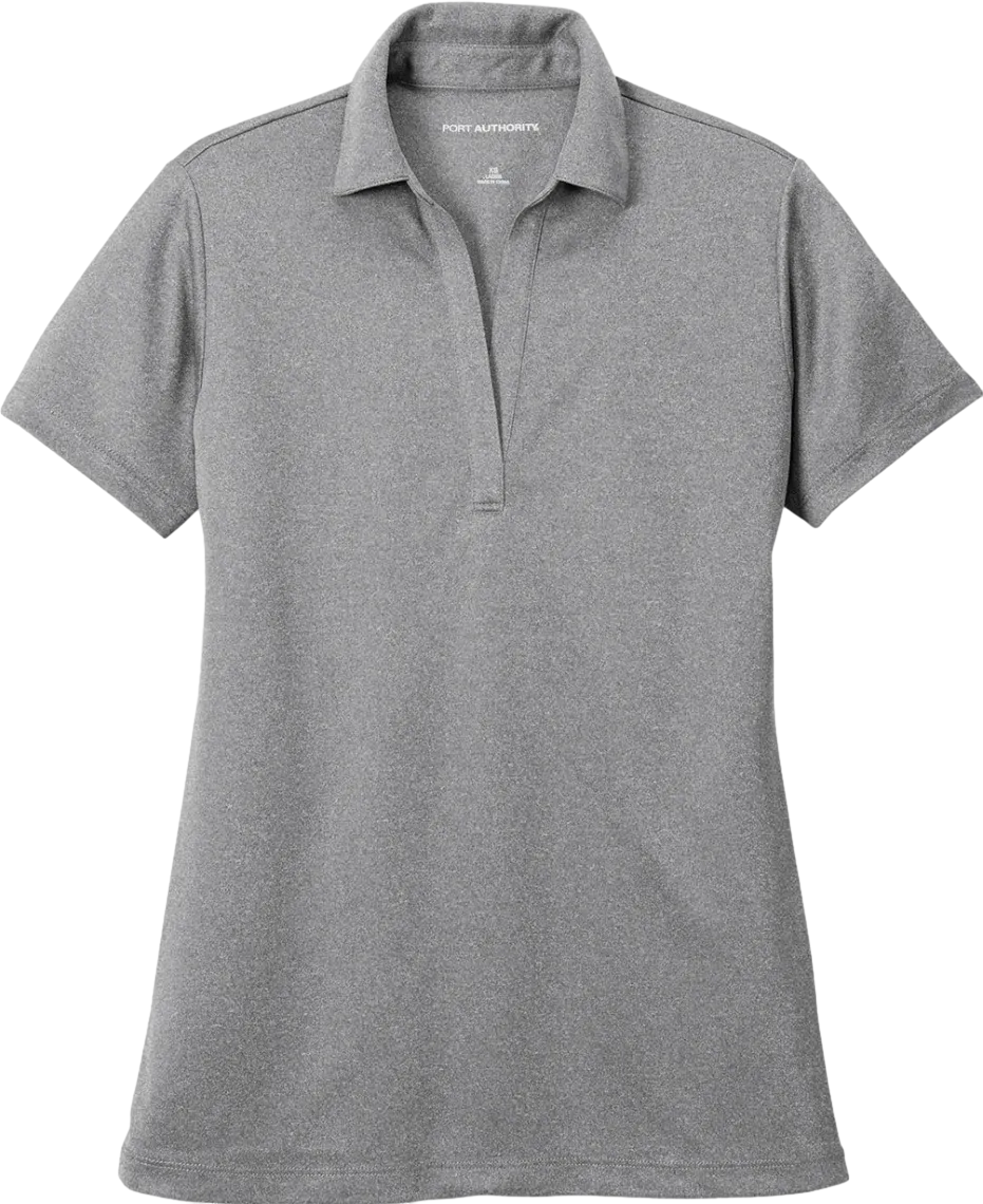 Ladies Heathered Silk Touch Performance Polo