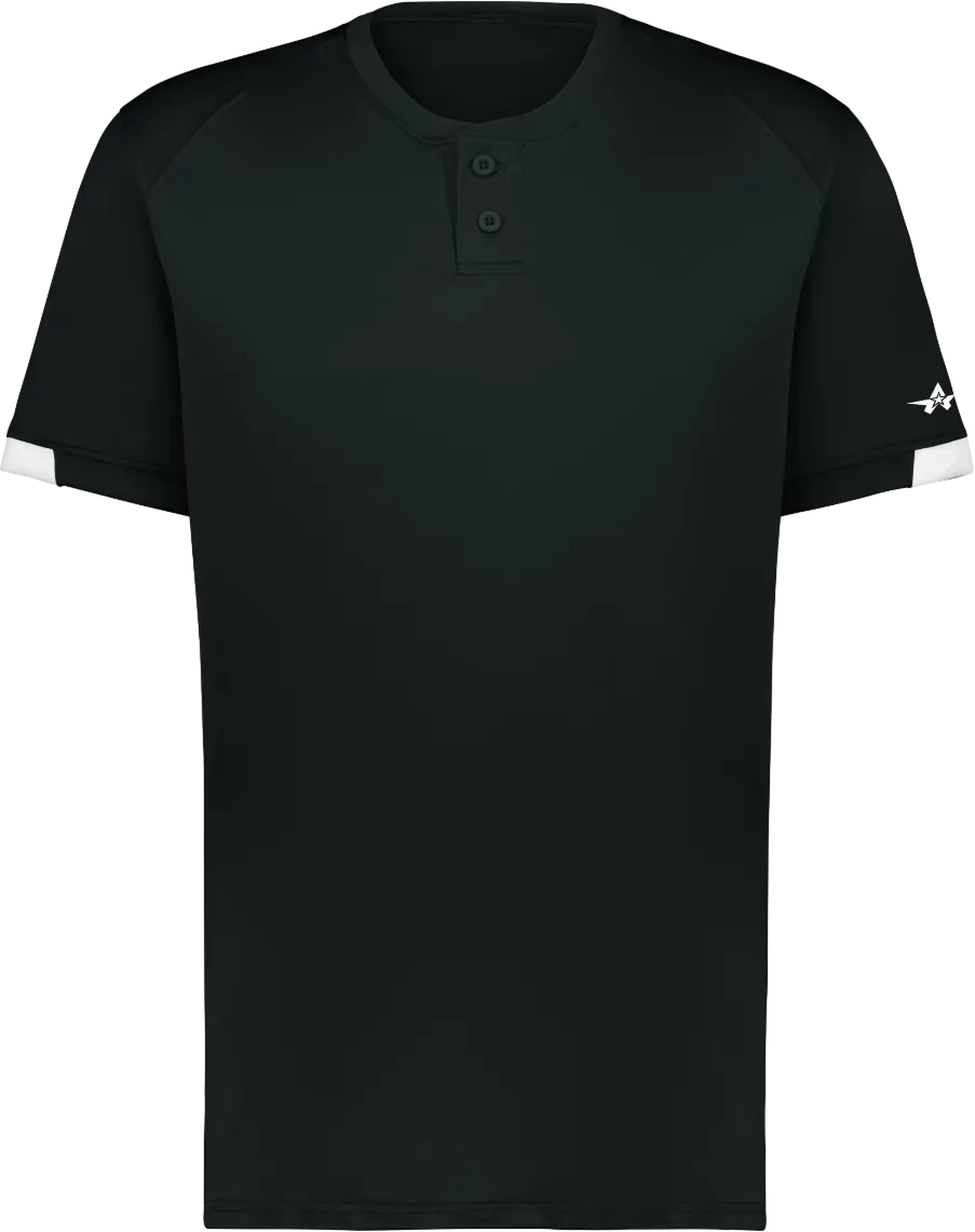 Alleson Athletic Youth On The Rise Two-Button Baseball Jersey