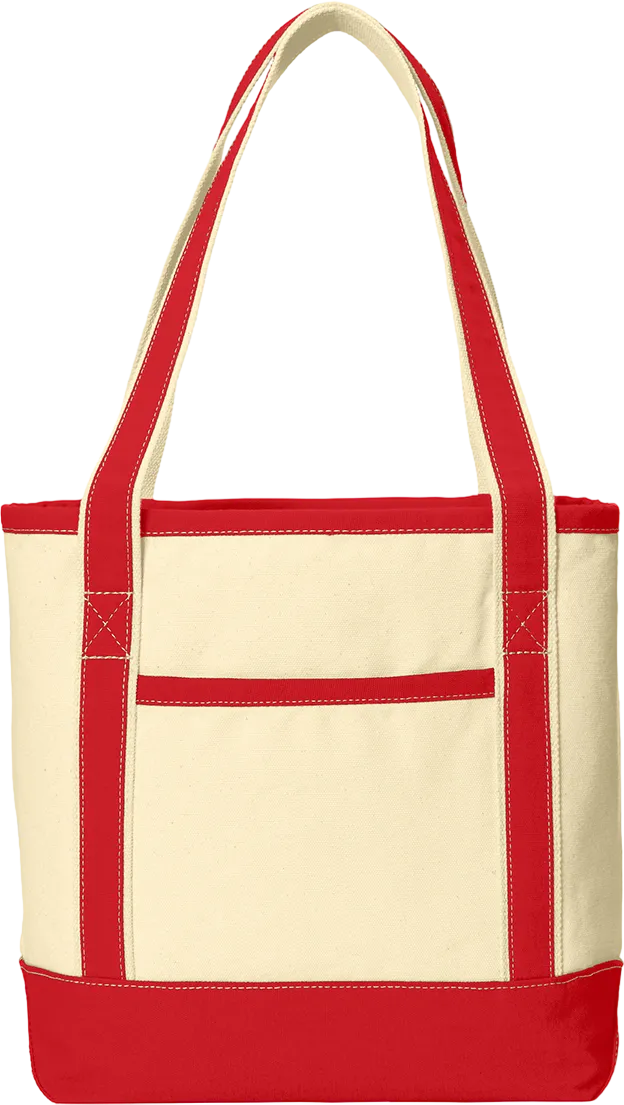 Medium Cotton Canvas Boat Tote