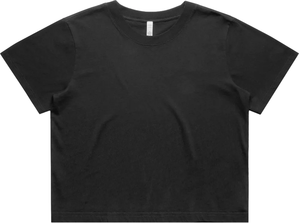 Wo's Heavy Faded Crop Tee