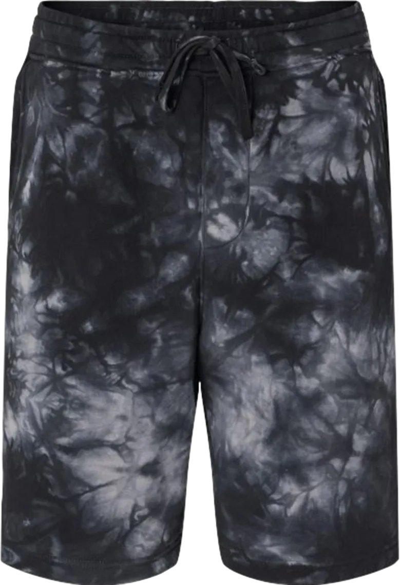 Tie-Dyed Fleece Shorts