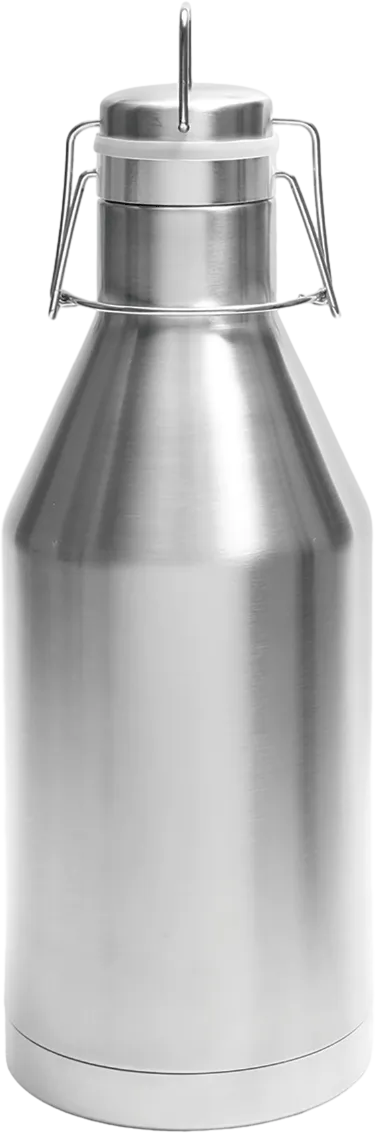 64 oz Stainless Steel Insulated Growler with Swing-Top Lid