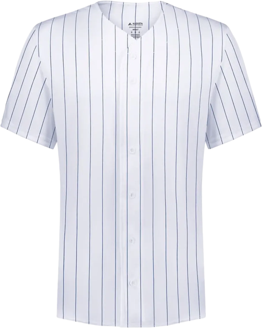 Youth Pinstripe Full-Button Jersey