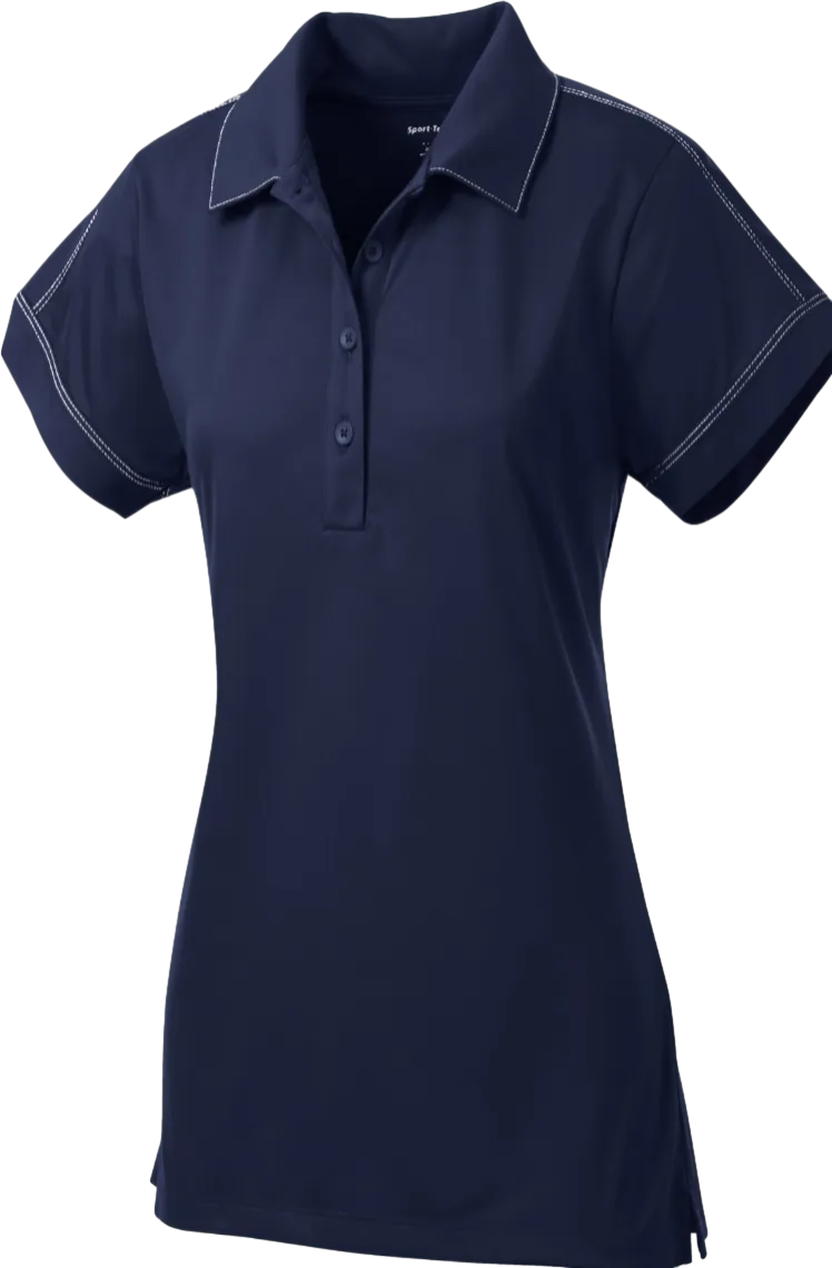 Ladies Contrast Stitch Micropique Sport-Wick Polo