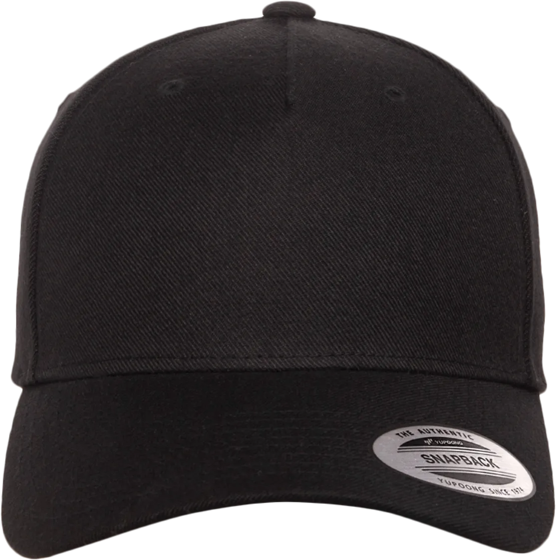 Premium Five-Panel Curved Visor Snapback Cap