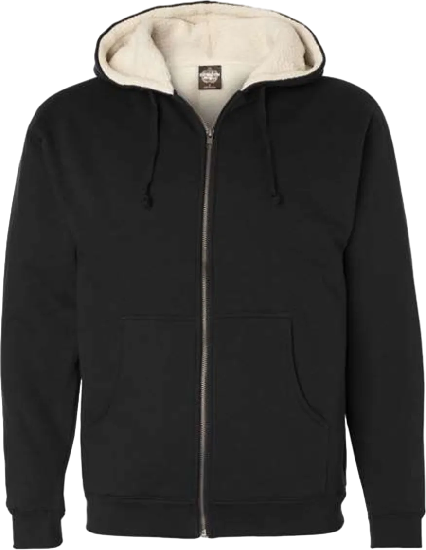 Sherpa-Lined Full-Zip Hooded Sweatshirt