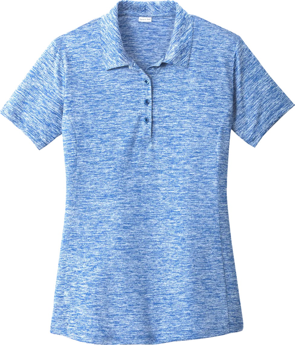 Ladies PosiCharge Electric Heather Polo