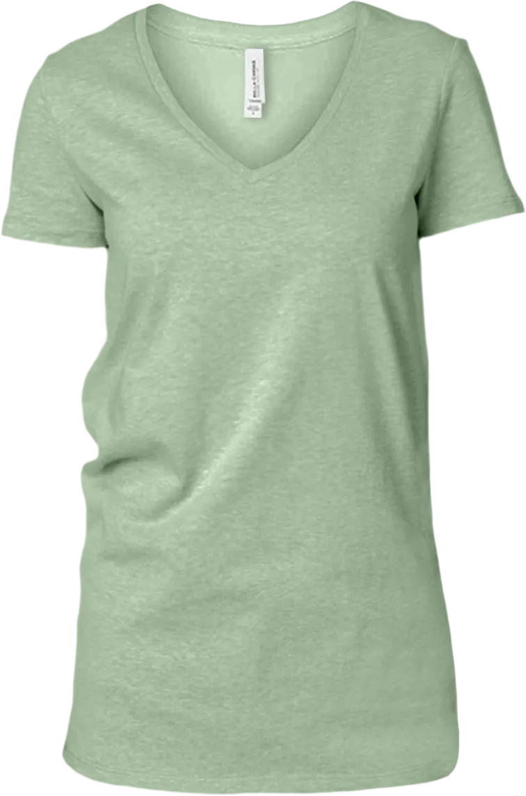 Ladies' Ultimate CVC V-Neck T-Shirt