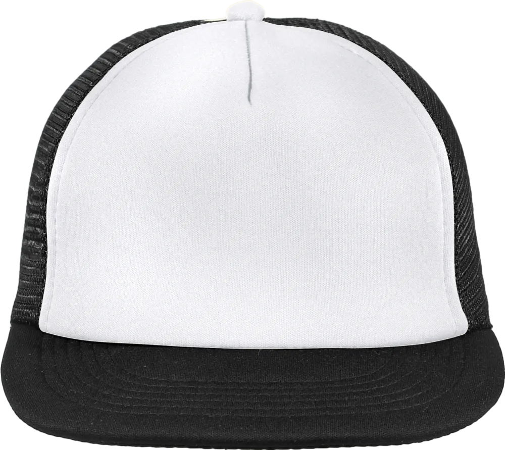Flat Bill Snapback Trucker Cap