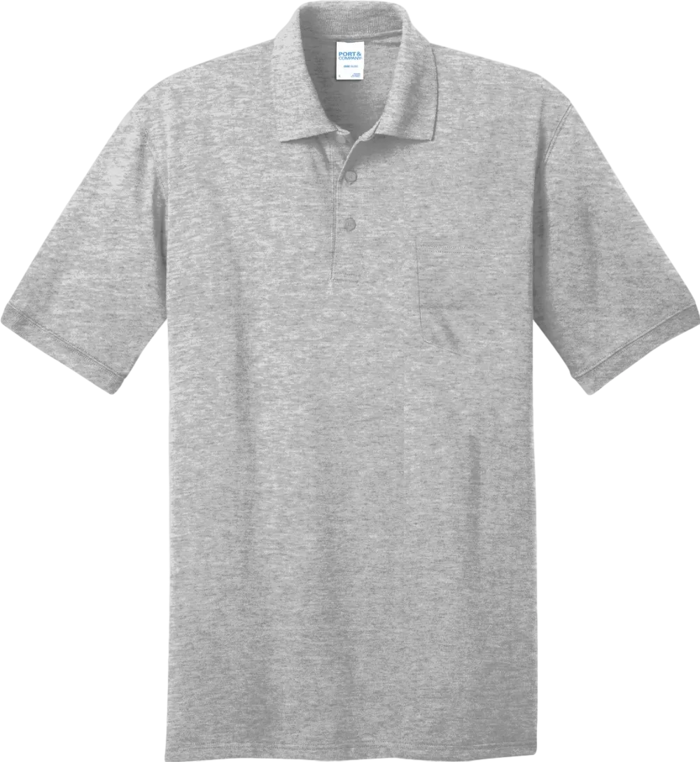 Core Blend Jersey Knit Pocket Polo