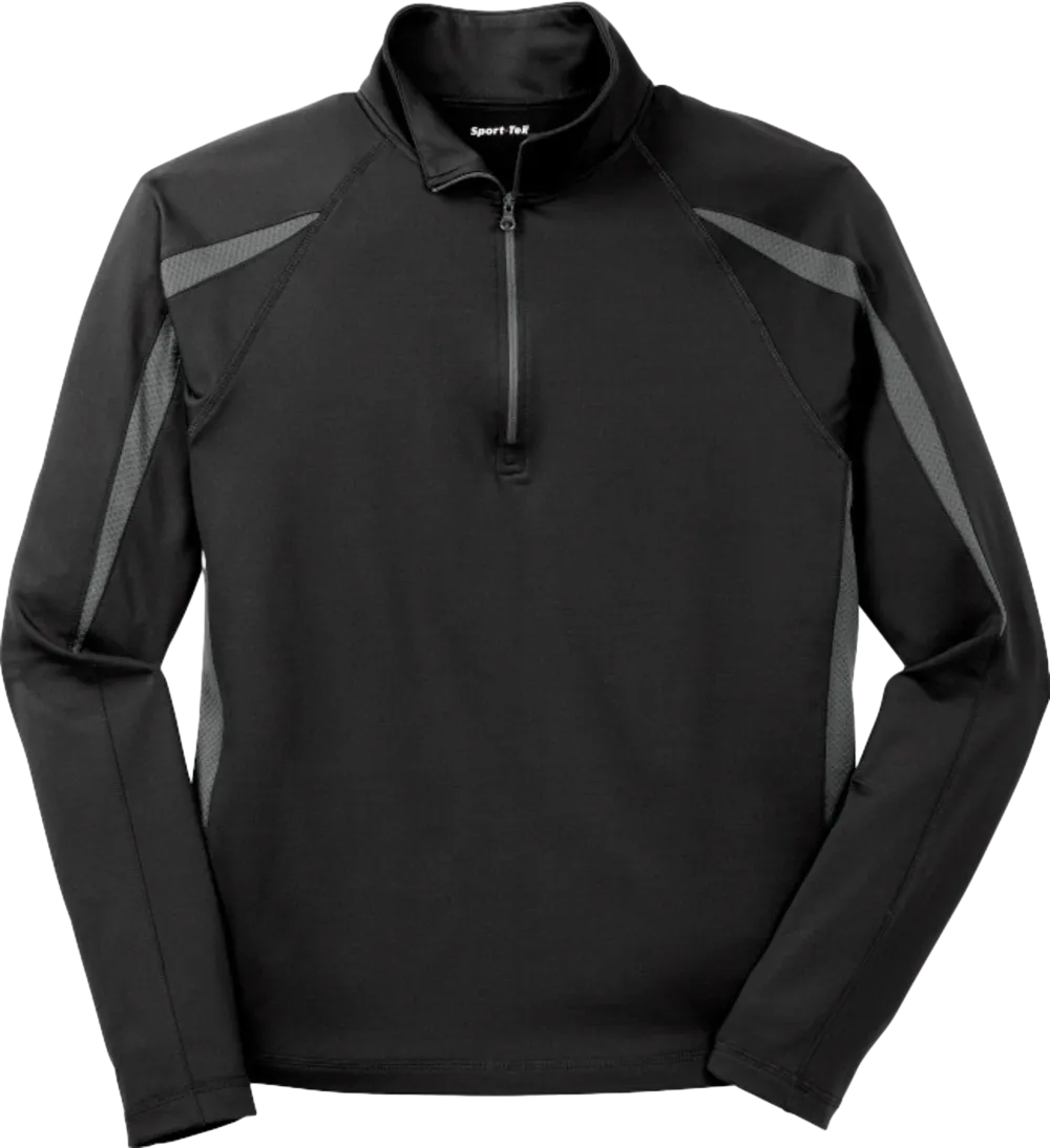 Sport-Wick Stretch 1/2-Zip Colorblock Pullover