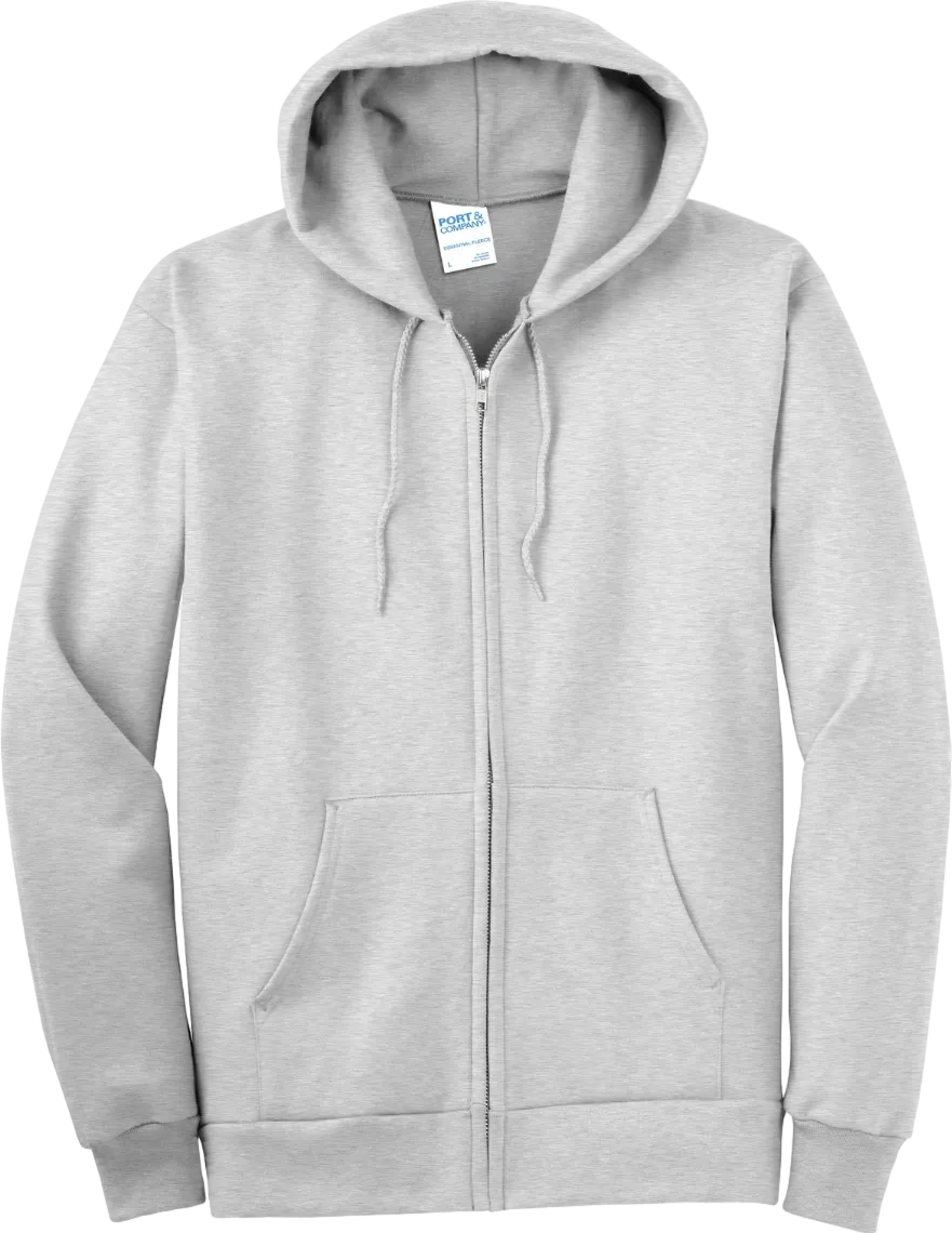 Tall Essential Fleece Full-Zip Hooded Sweatshirt