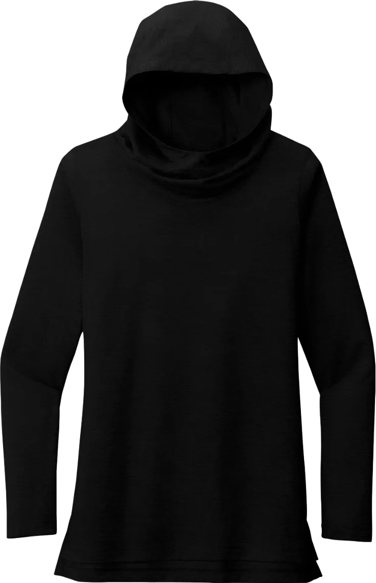 Ladies PosiCharge Tri-Blend Wicking Long Sleeve Hoodie
