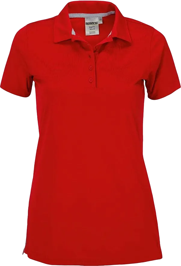 Katt Women's Microfiber Short Sleeve Polo Shirt