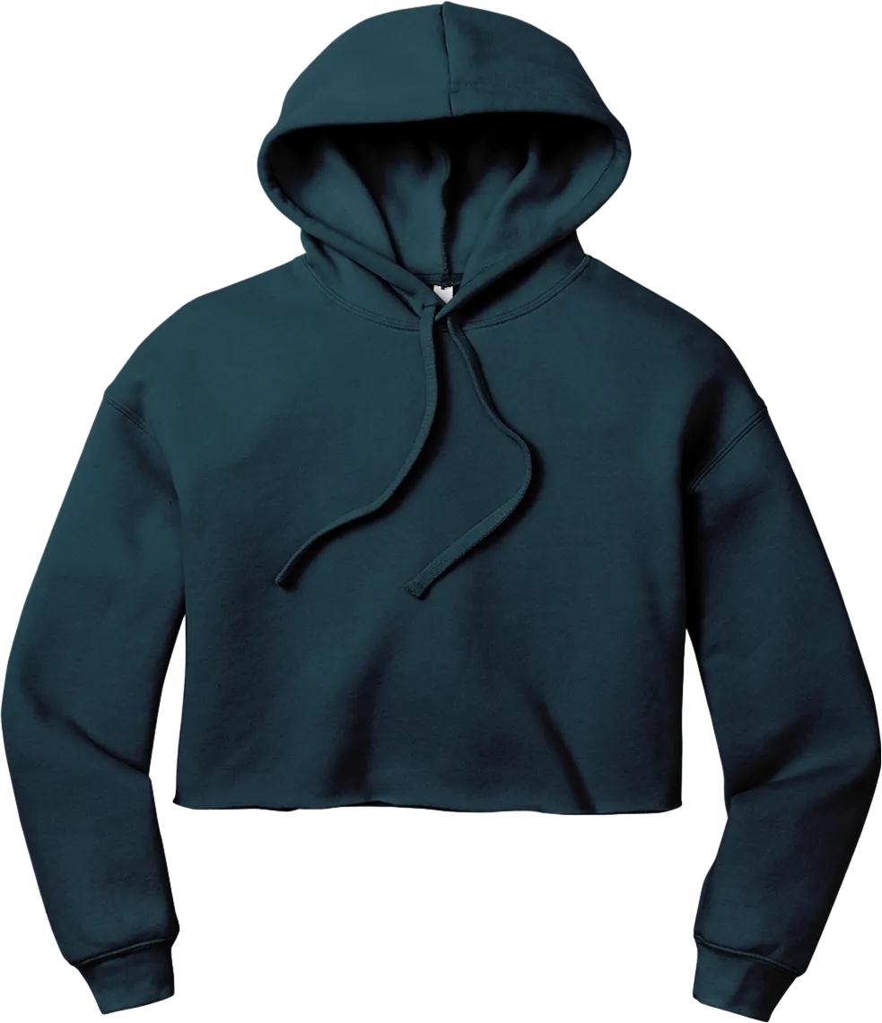 Women's Sponge Fleece Cropped Fleece Hoodie