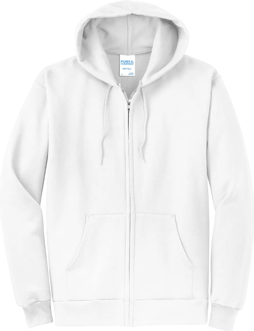 Core Fleece Full-Zip Hooded Sweatshirt
