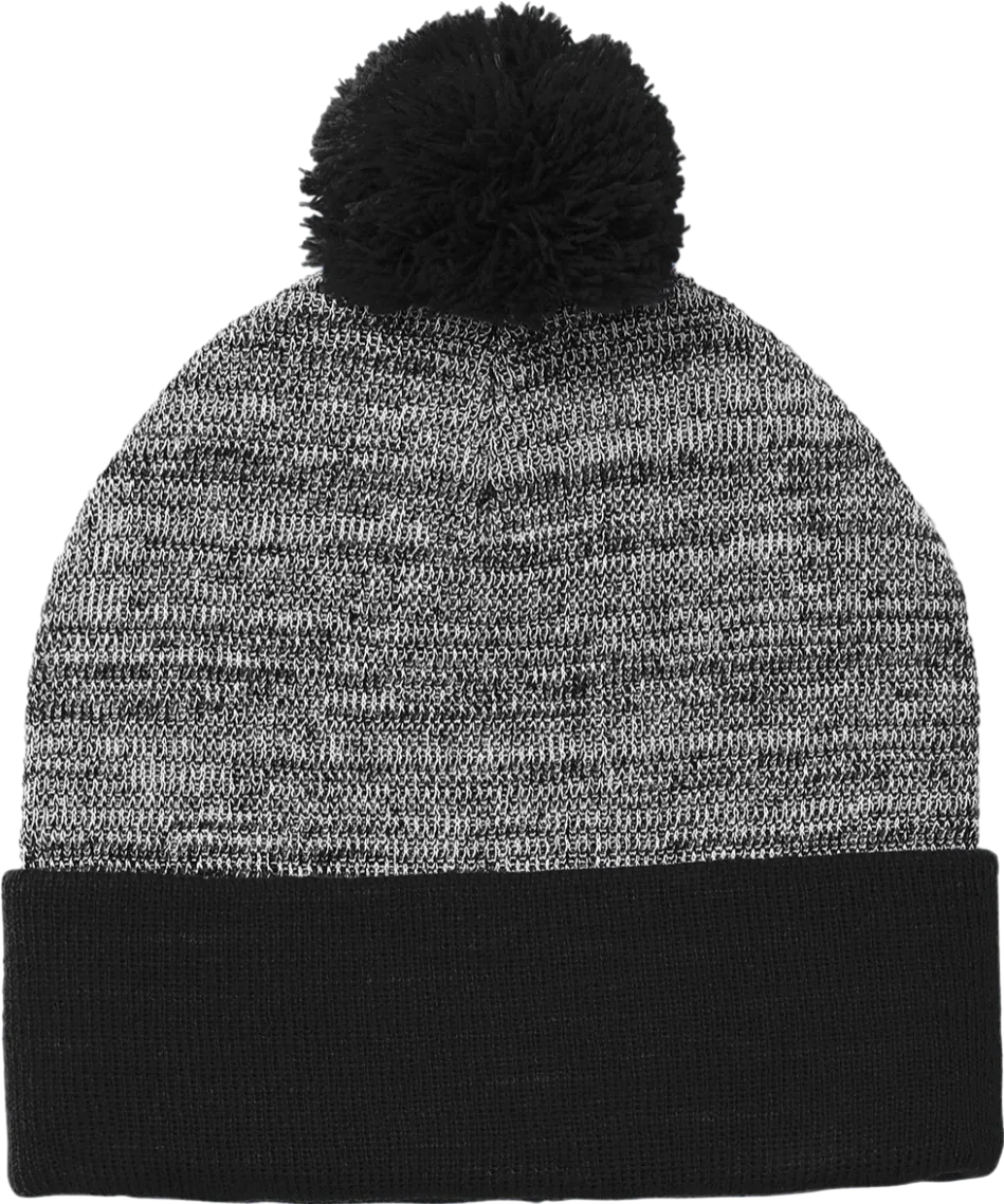 Heather Pom Pom Beanie