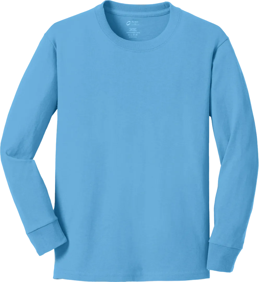 Youth Long Sleeve Core Cotton Tee