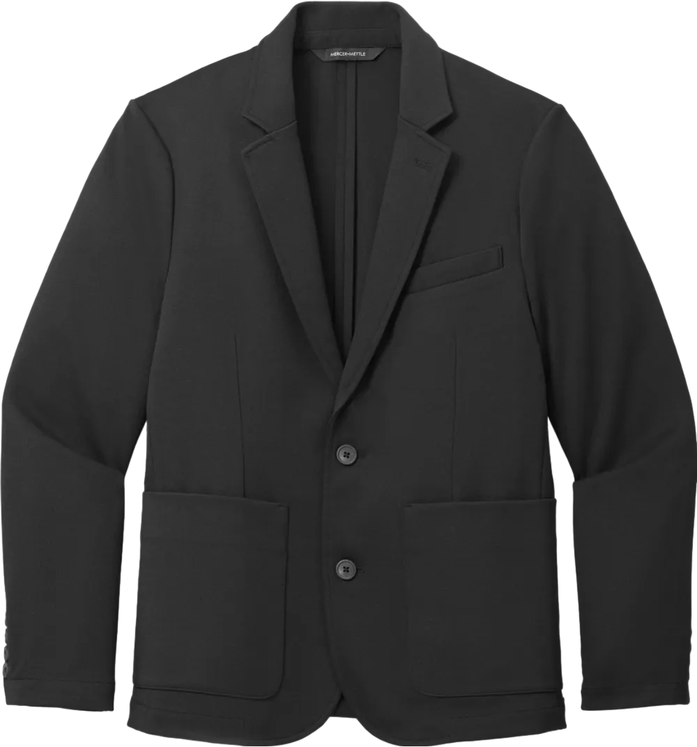 Relaxed Knit Blazer