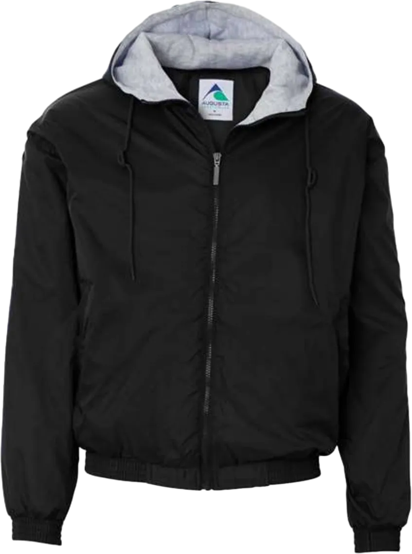 Fleece Lined Hooded Jacket