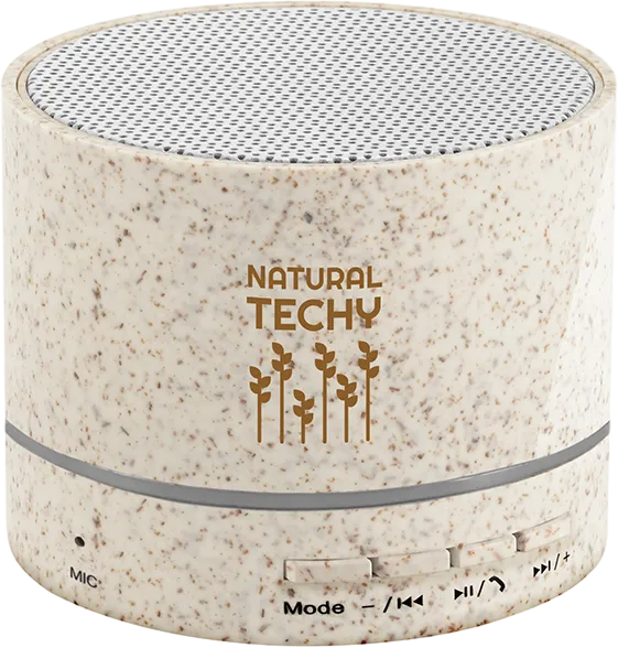 Round Eco-Friendly Portable Speaker