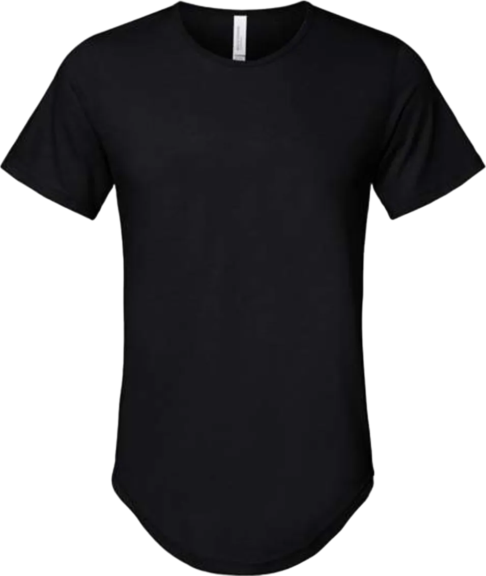 FWD Fashion Men's Curved Hem Short Sleeve T-Shirt