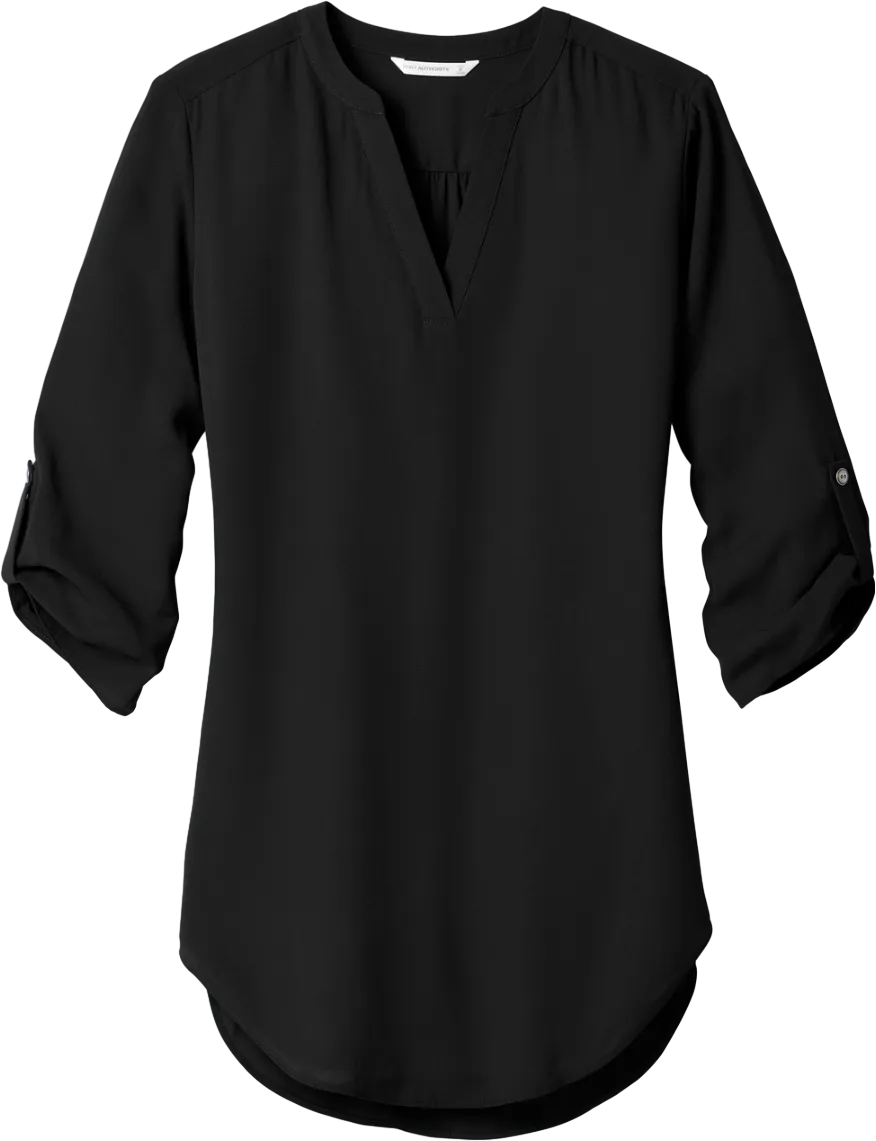 Ladies 3/4-Sleeve Tunic Blouse