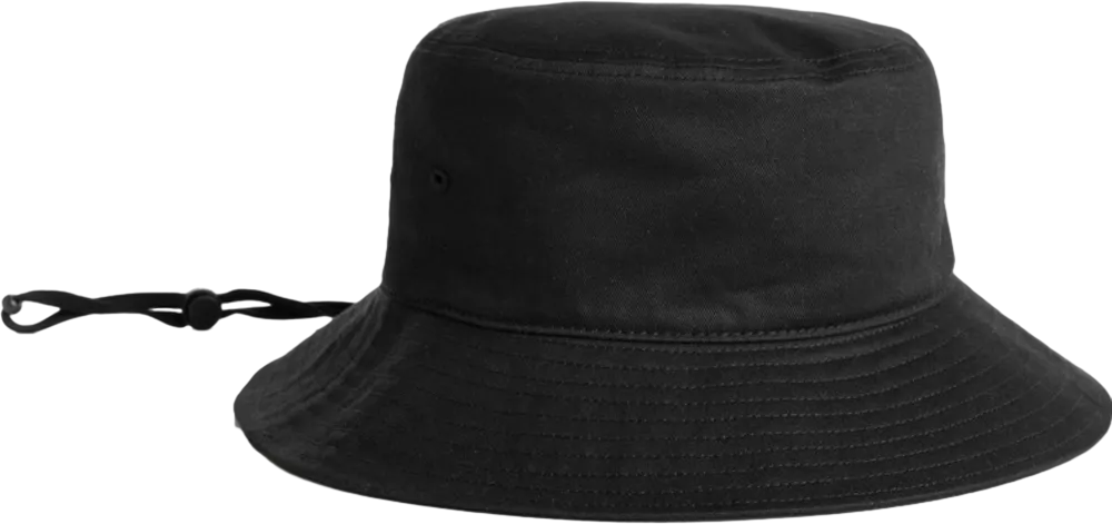 Wide Brim Bucket Hat