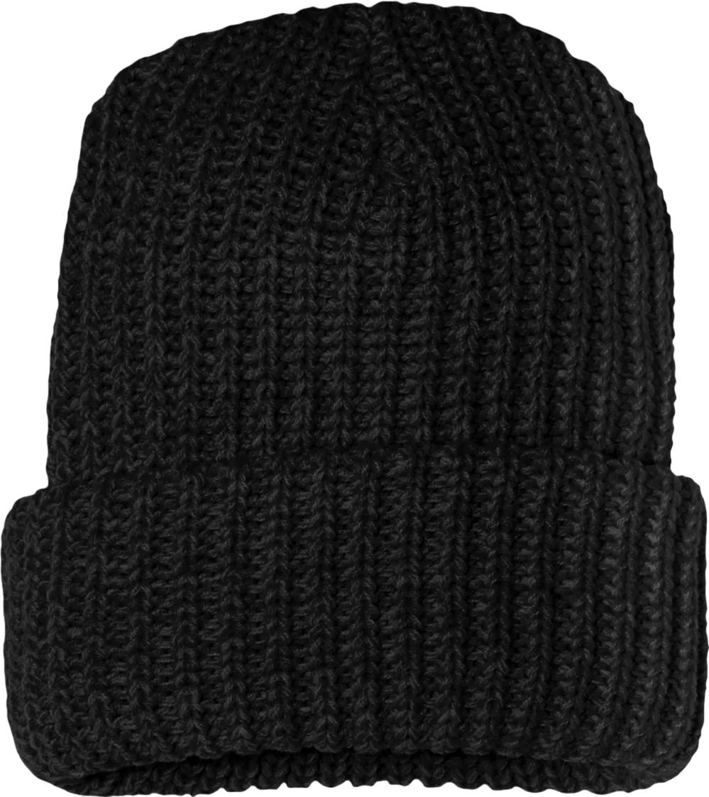 12" Chunky Knit Cuffed Beanie