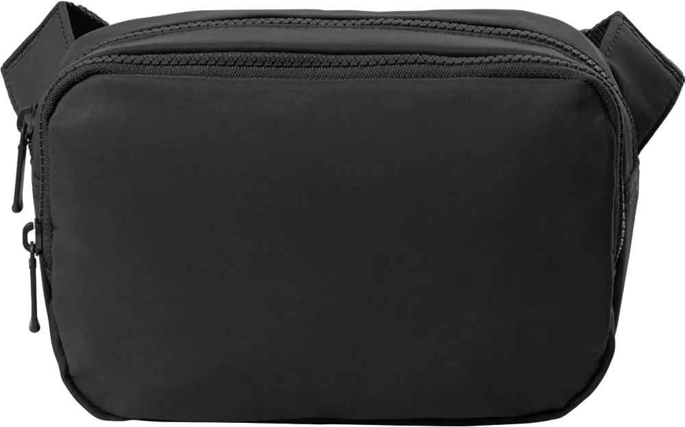 Matte Dual-Compartment Crossbody