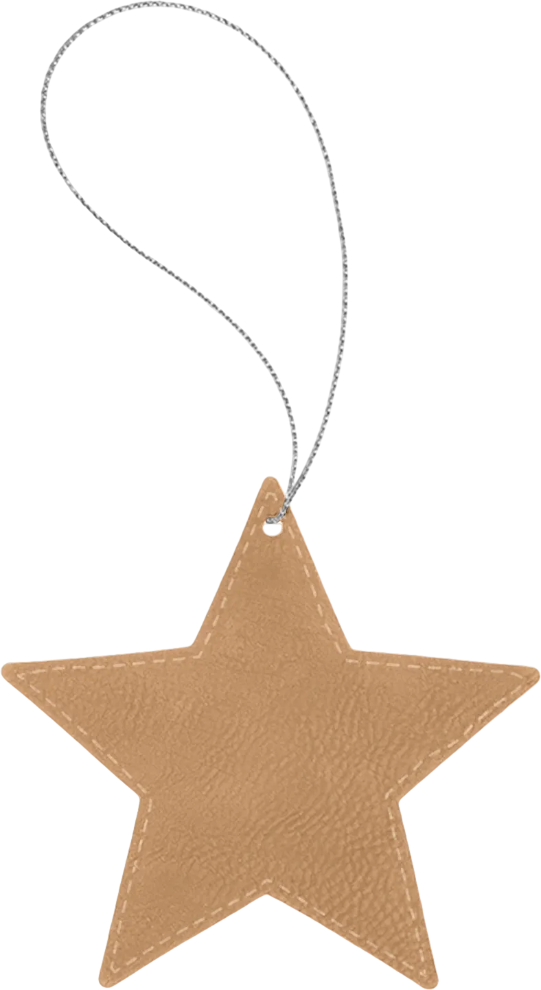 Laserable Star Ornament