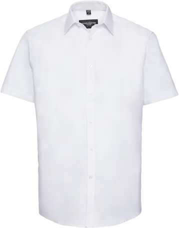 Short Sleeve Herringbone Shirt