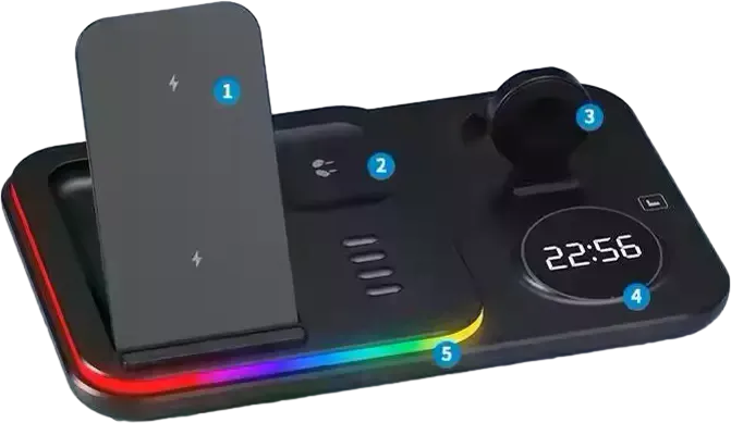 5-in-1 Wireless Charging Station