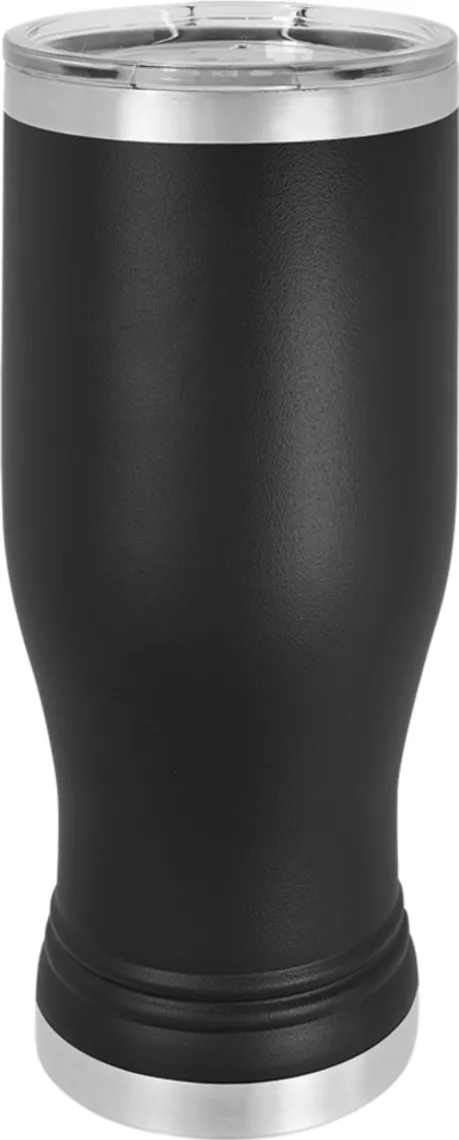 20oz Stainless Steel Pilsner w/Clear Lid