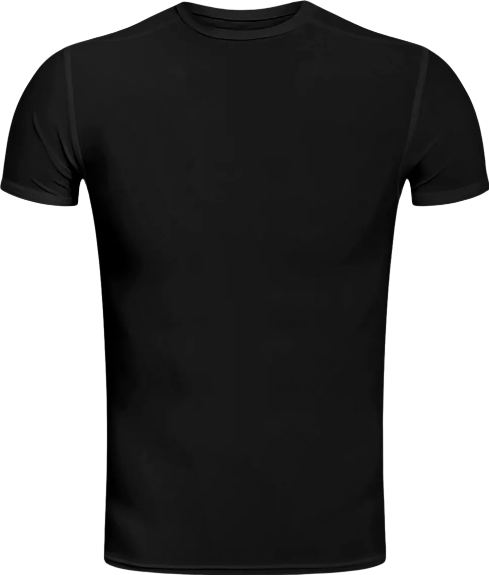 Adult Polyester Spandex Short Sleeve Compression T-Shirt
