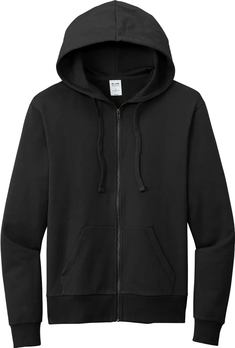 Unisex Organic French Terry Full-Zip Hoodie