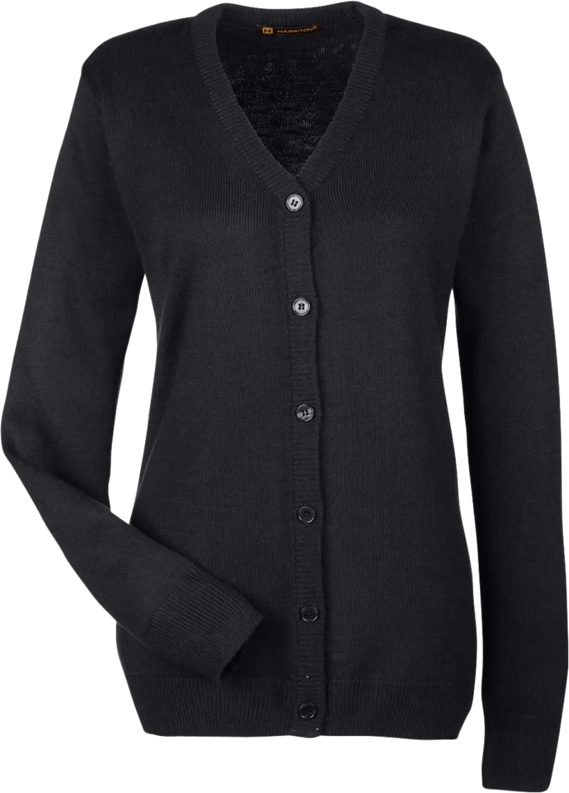 Ladies Pilbloc V-Neck Button Cardigan Sweater