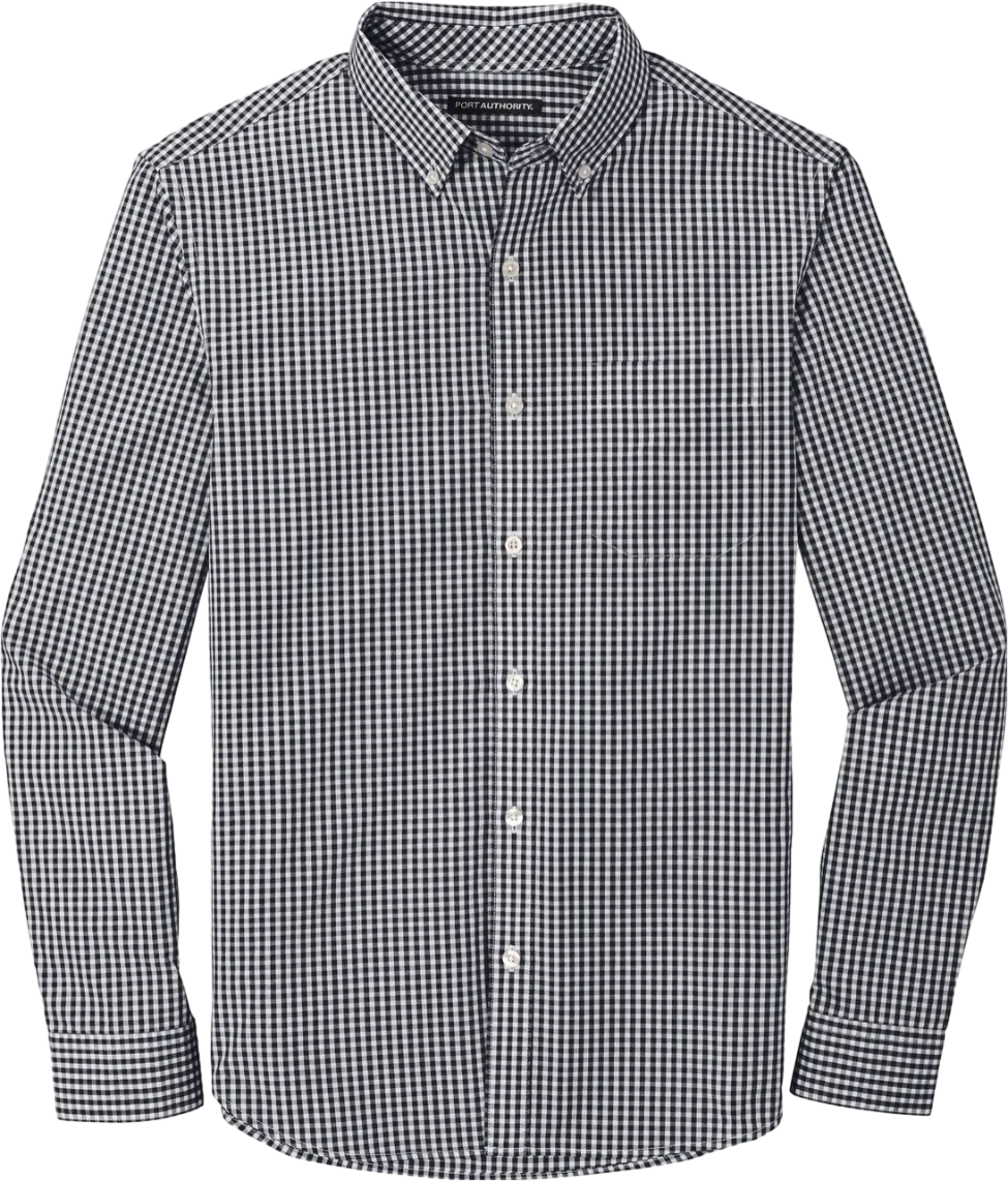 Broadcloth Gingham Easy Care Shirt