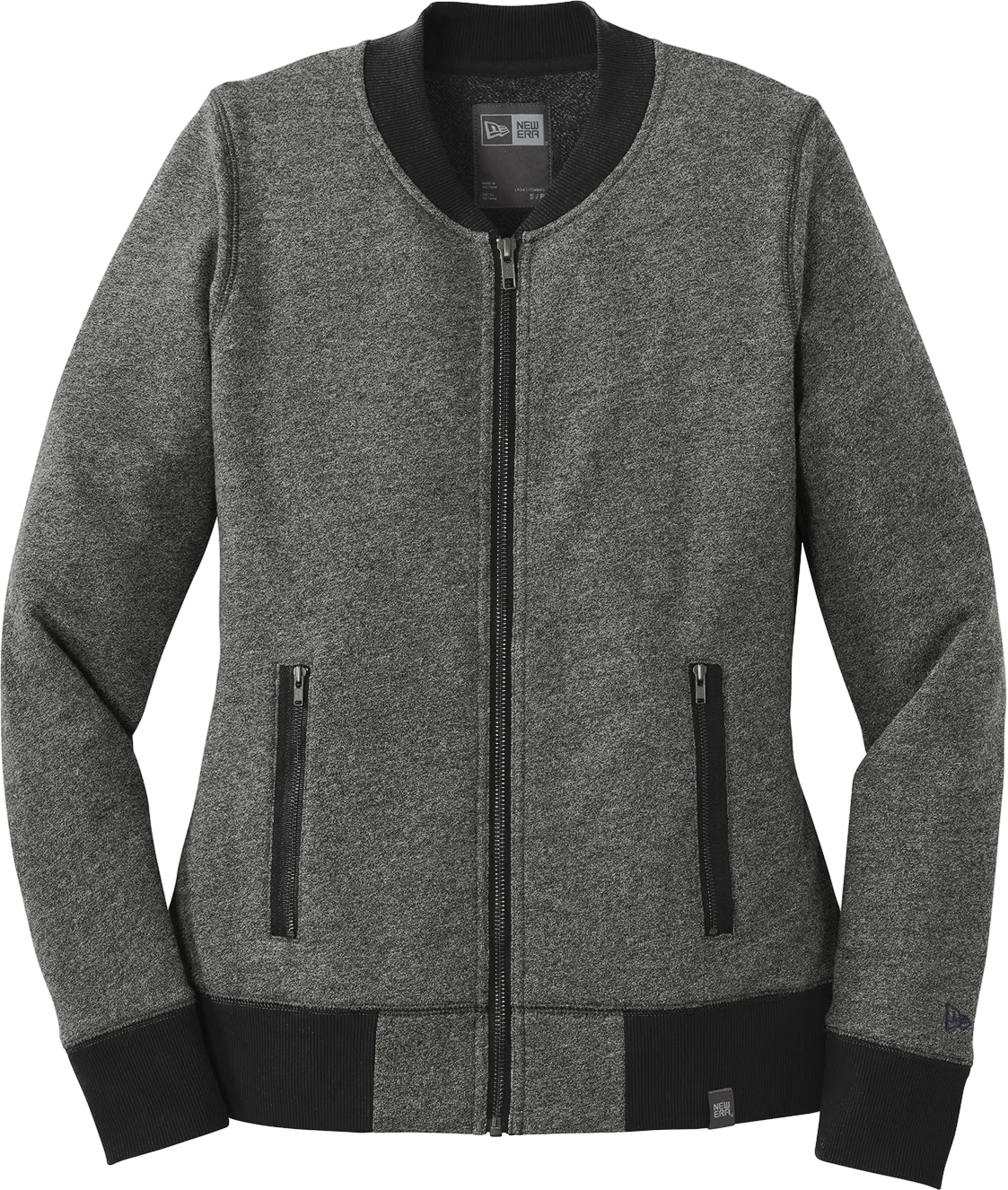 Ladies French Terry Baseball Full-Zip