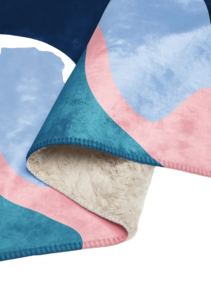 Sublimated Sherpa Blanket (All-over-print)
