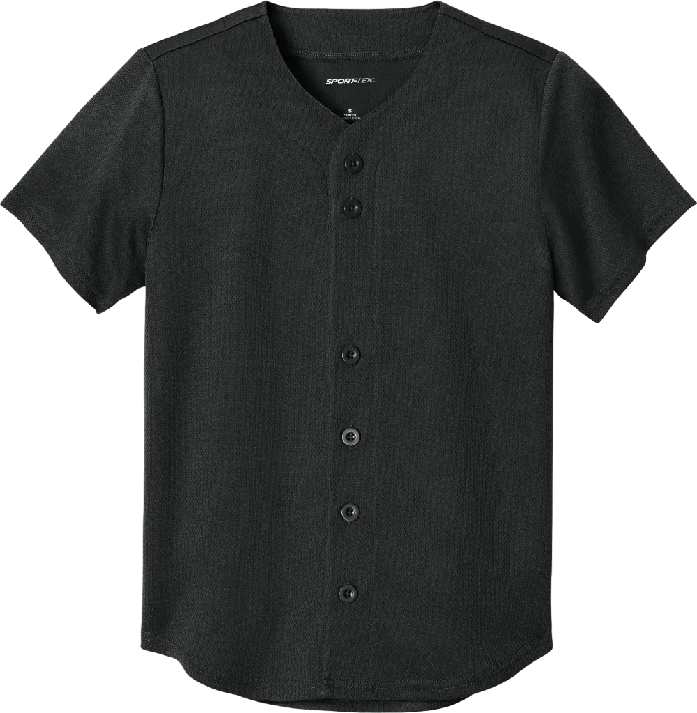 Youth PosiCharge Tough Mesh Full-Button Jersey