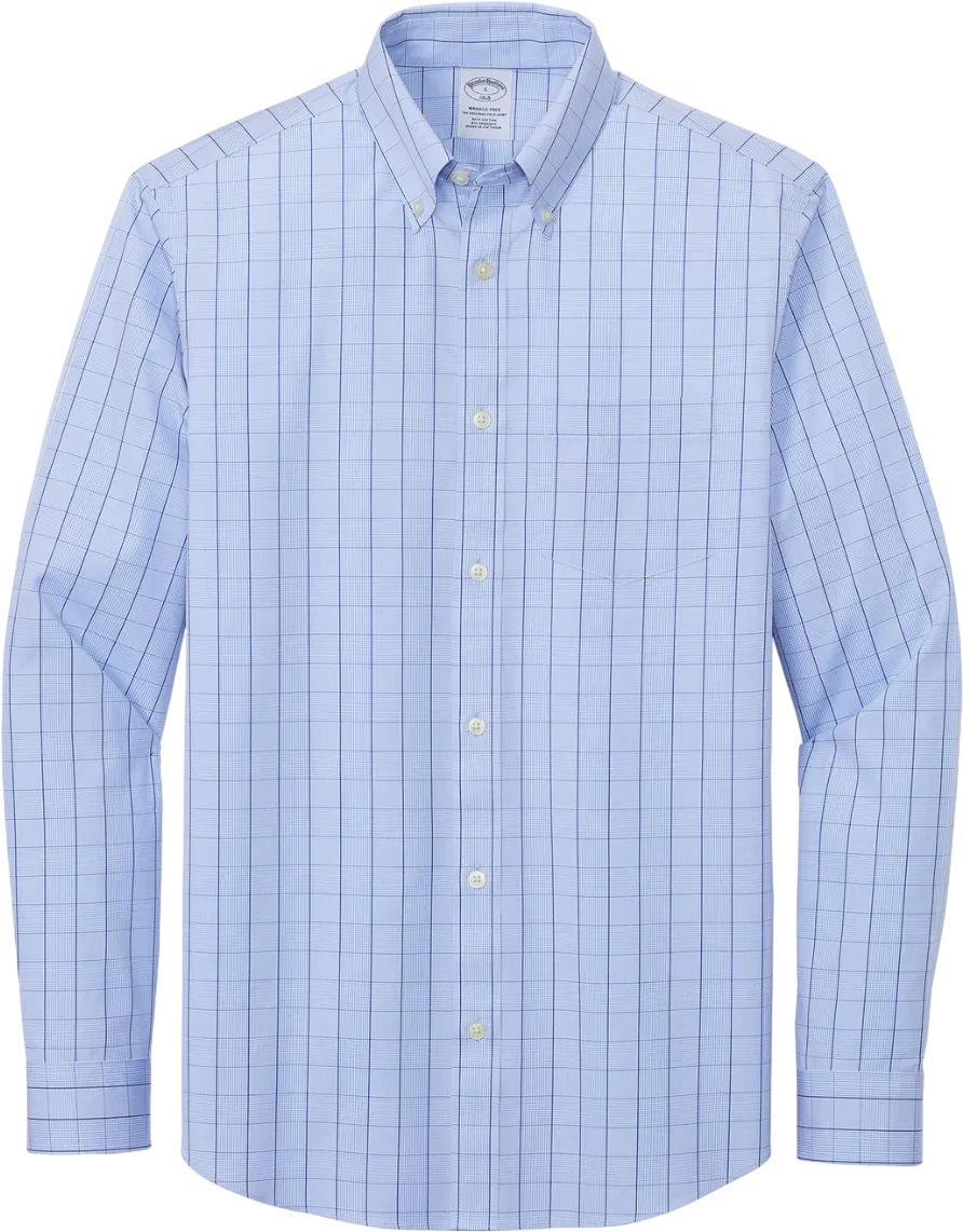 Wrinkle-Free Stretch Patterned Shirt