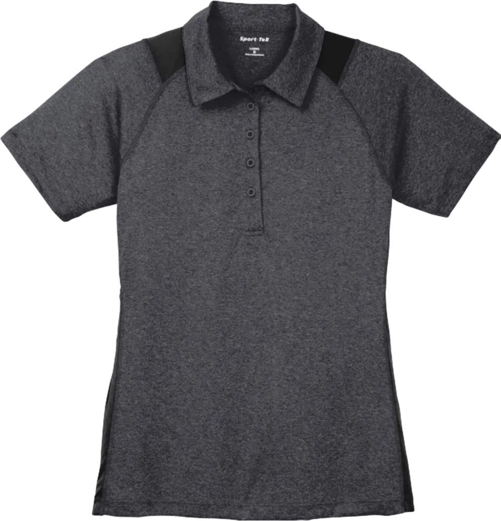 Ladies Heather Colorblock Contender Polo
