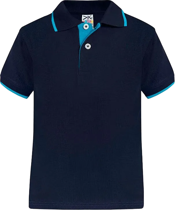 Waffle Polo Short Sleeve Combination Waffle Polo Pekes
