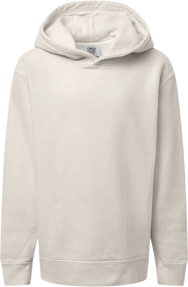 Garment-Dyed Youth Lightweight Fleece Hooded Sweatshirt